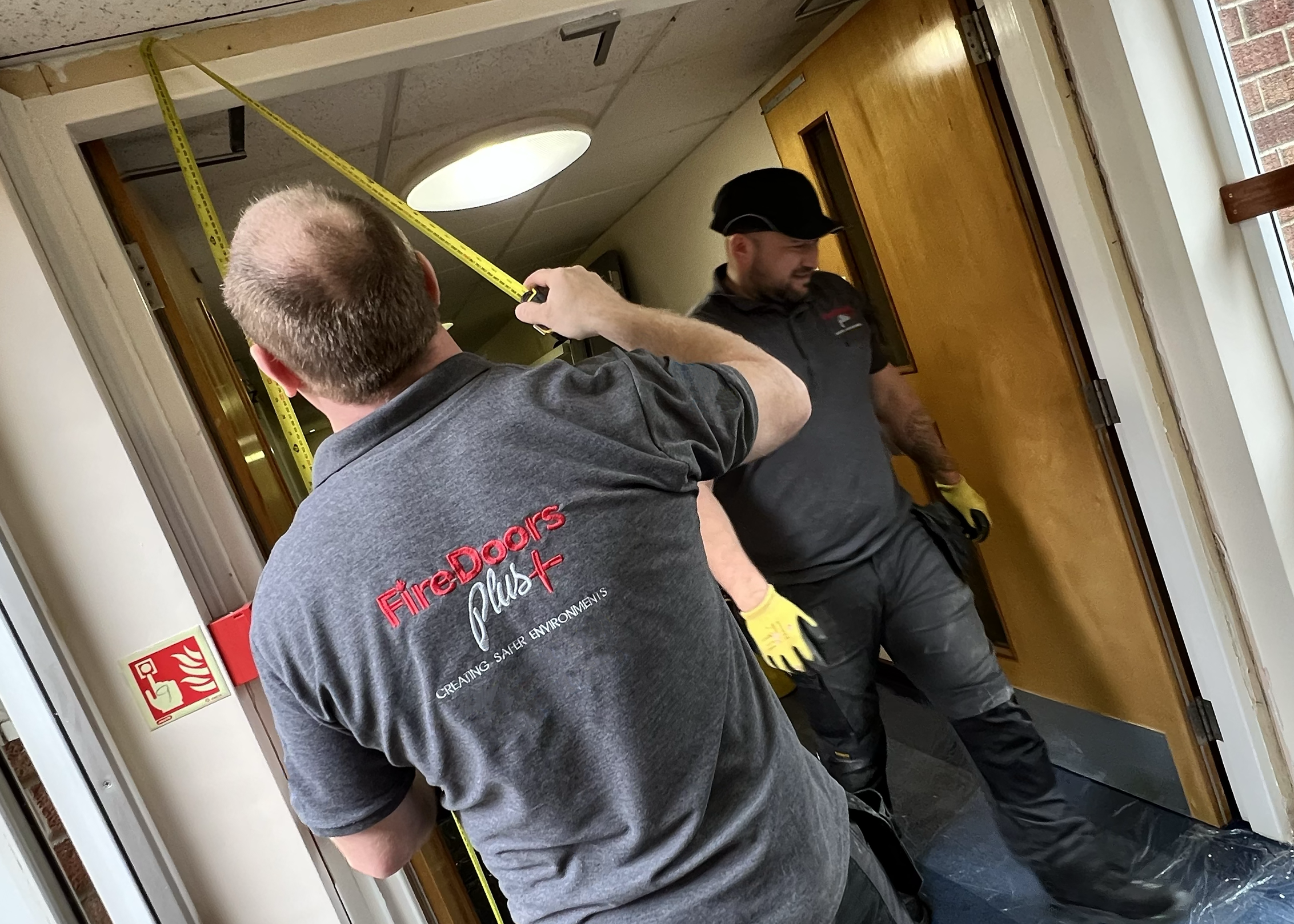 Double Fire Door Installation